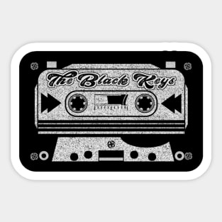 the black keys cassette Sticker